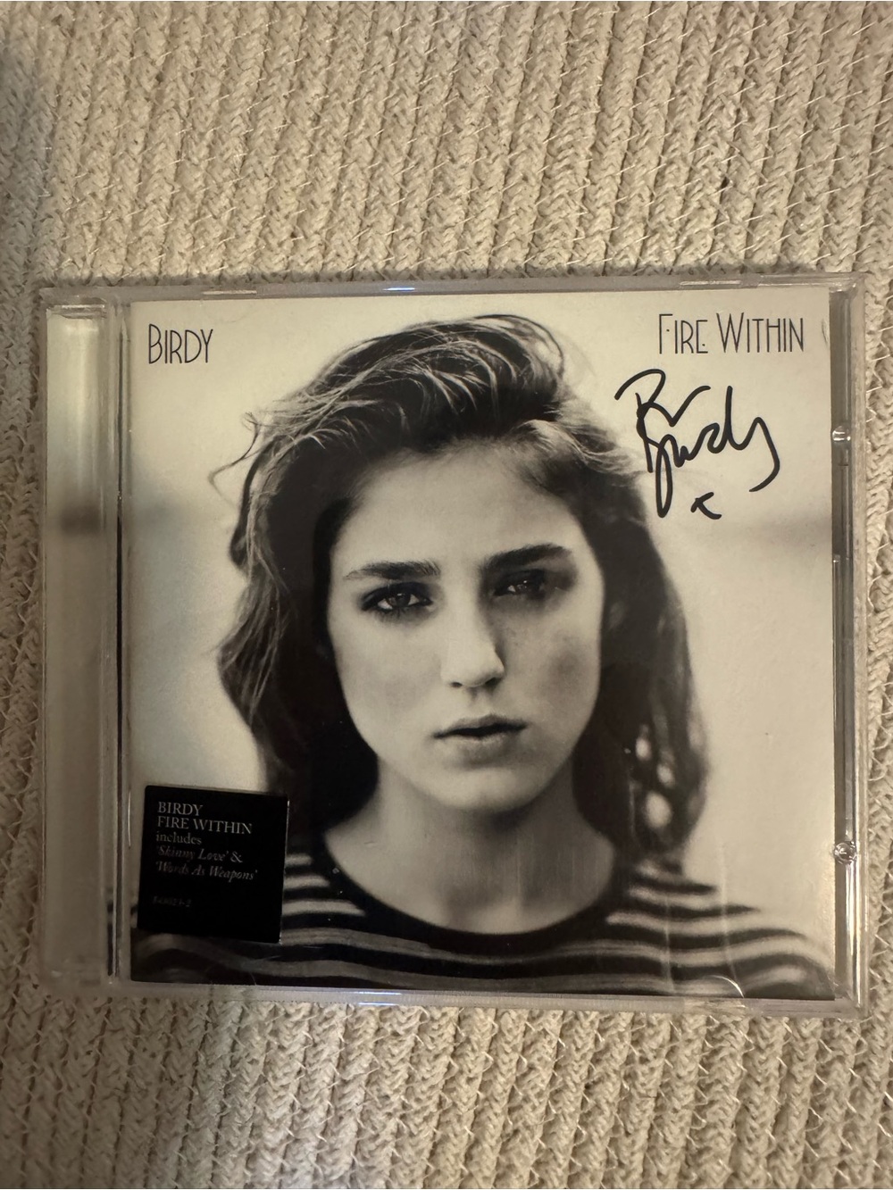 Birdy - Fire Within cd signed